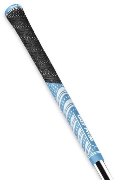 Golf Pride MCC grip (.60 RND), Midsize, bleu clair/blanc