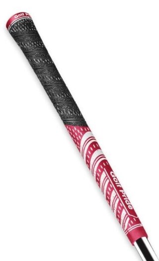 Golf Pride MCC grip (.60 RND), Midsize, rouge foncé/blanc