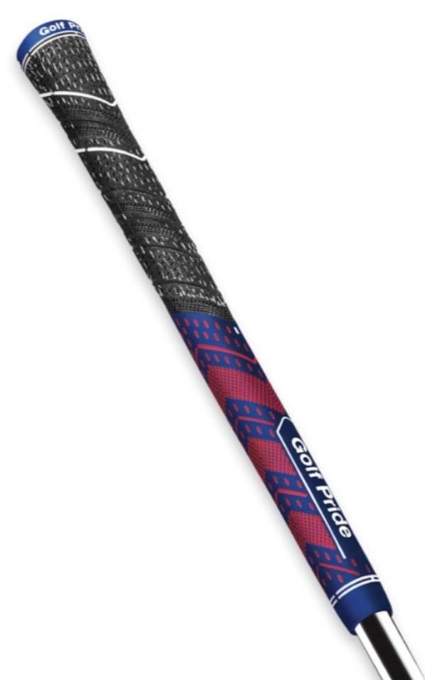 Golf Pride MCC Plus4 grip (.60 RND), Midsize, marine/rouge