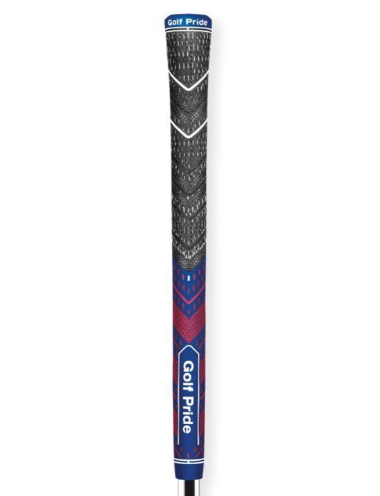Golf Pride MCC Plus4 grip (.60 RND), Midsize, marine/rouge