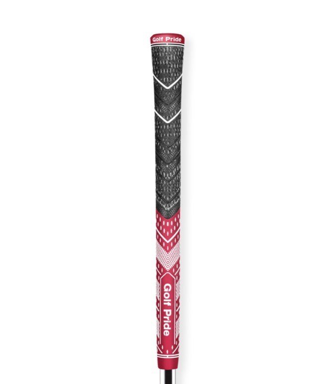 Golf Pride MCC Plus4 grip (.60 RND), standard, rouge foncé/blanc