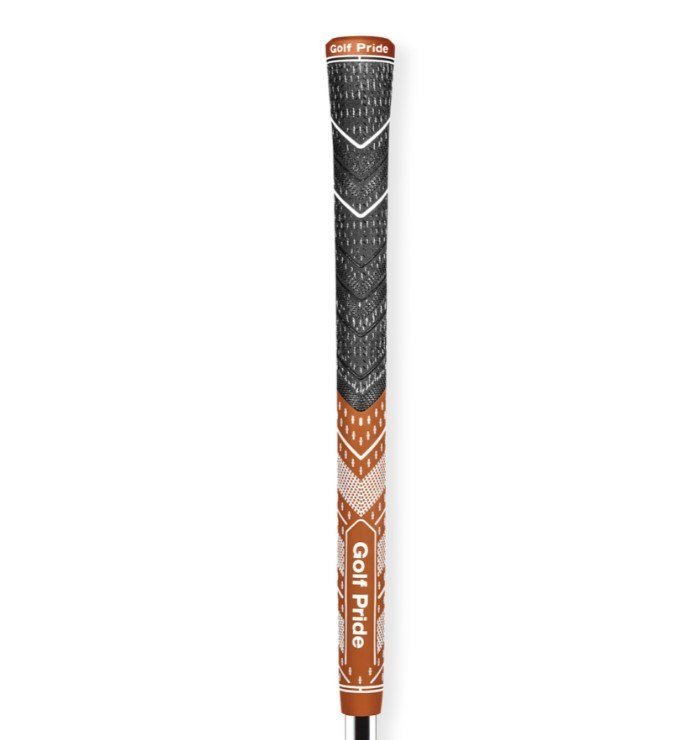 Golf Pride MCC Plus4 grip (.60 RND), standard, orange foncé/blanc