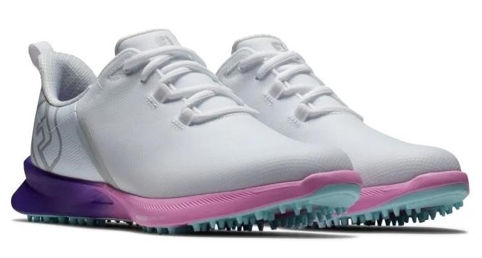 FootJoy Fuel Sport chaussures de golf femme 2023, blanc/violet, UK7.5-EU41 (US9.5)