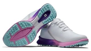 FootJoy Fuel Sport chaussures de golf femme 2023, blanc/violet, UK7.5-EU41 (US9.5)