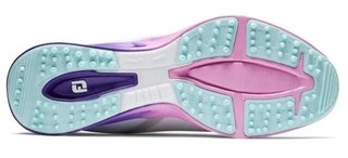 FootJoy Fuel Sport chaussures de golf femme 2023, blanc/violet, UK7.5-EU41 (US9.5)
