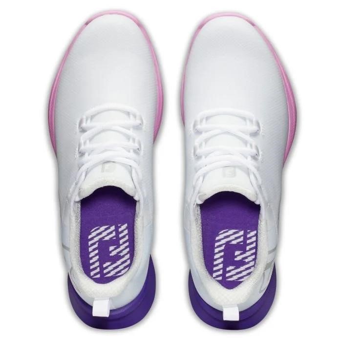 FootJoy Fuel Sport chaussures de golf femme 2023, blanc/violet, UK7.5-EU41 (US9.5)