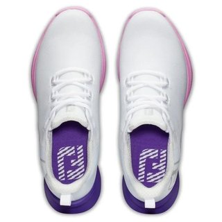 FootJoy Fuel Sport chaussures de golf femme 2023, blanc/violet, UK7.5-EU41 (US9.5)