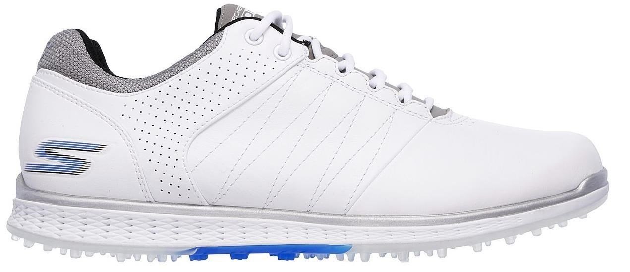 Skechers Go Golf Elite 2 chaussures de golf homme, blanc/gris/bleu