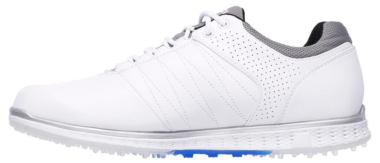 Skechers Go Golf Elite 2 chaussures de golf homme, blanc/gris/bleu