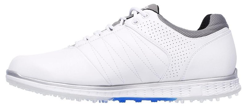 Skechers Go Golf Elite 2 chaussures de golf homme, blanc/gris/bleu