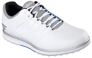 Skechers Go Golf Elite 2 chaussures de golf homme, blanc/gris/bleu