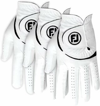FootJoy WeatherSof 24 gant de golf femme (3 PACK), blanc/noir, ML