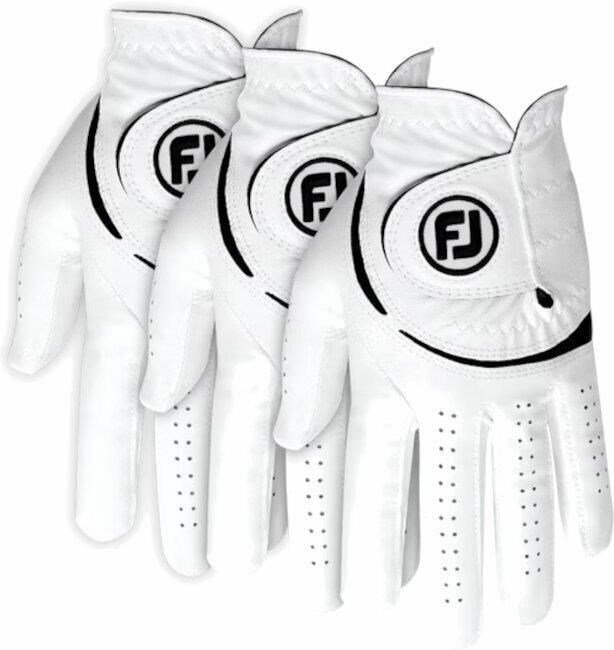 FootJoy WeatherSof 24 gant de golf femme (3 PACK), blanc/noir, ML