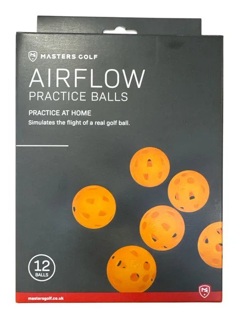 Masters Golf Airflow XP balles de golf d'entraînement (pack de 12), orange