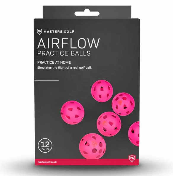 Masters Golf Airflow XP balles de golf d'entraînement (12 pack), rose