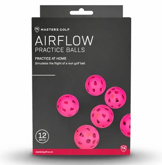 Masters Golf Airflow XP balles de golf d'entraînement (12 pack), rose