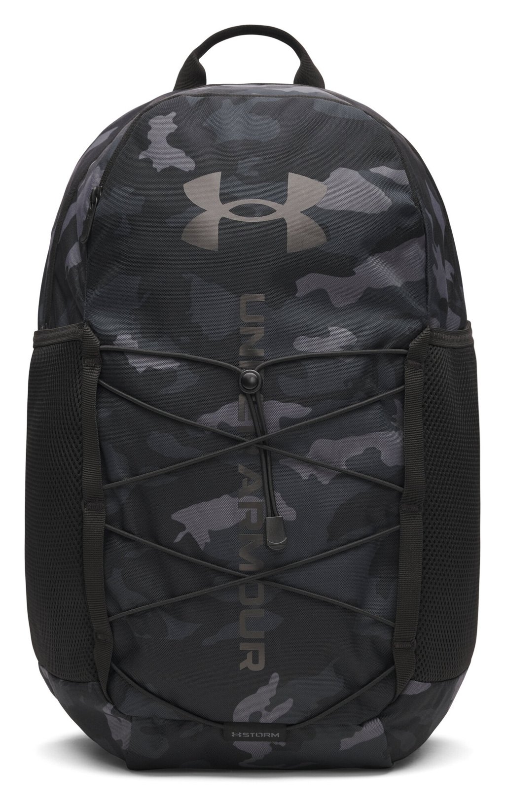 Under Armour Hustle Sport 6.0 sac à dos, noir/gris métallisé