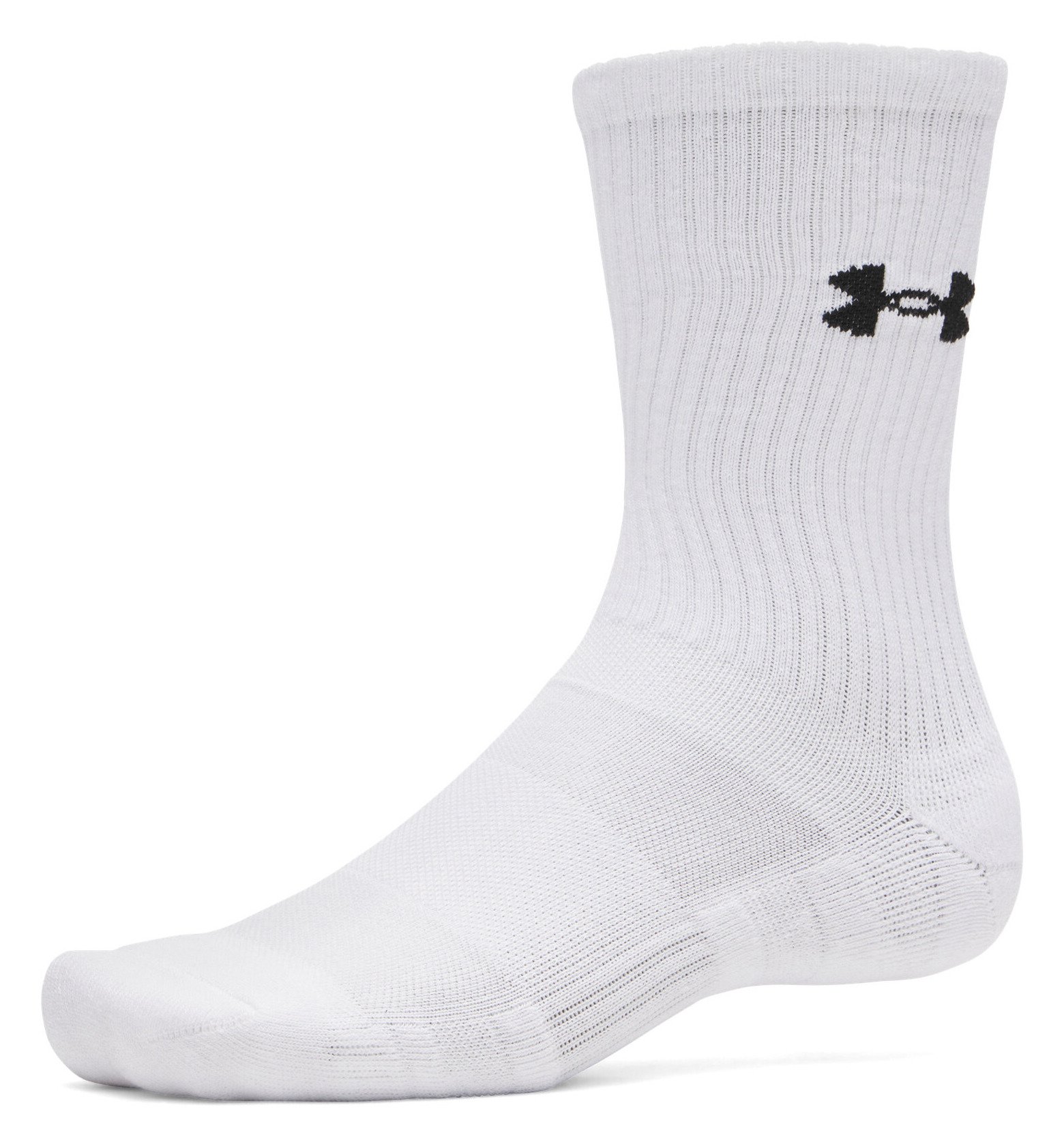 Under Armour UA Performance Cotton chaussettes unisexe (lot de 3), blanc