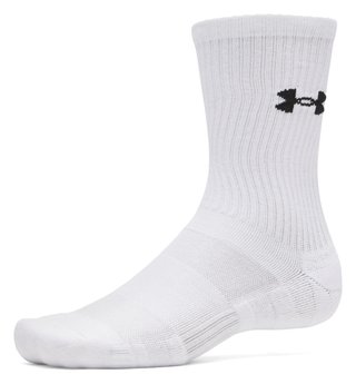 Under Armour UA Performance Cotton chaussettes unisexe (lot de 3), blanc