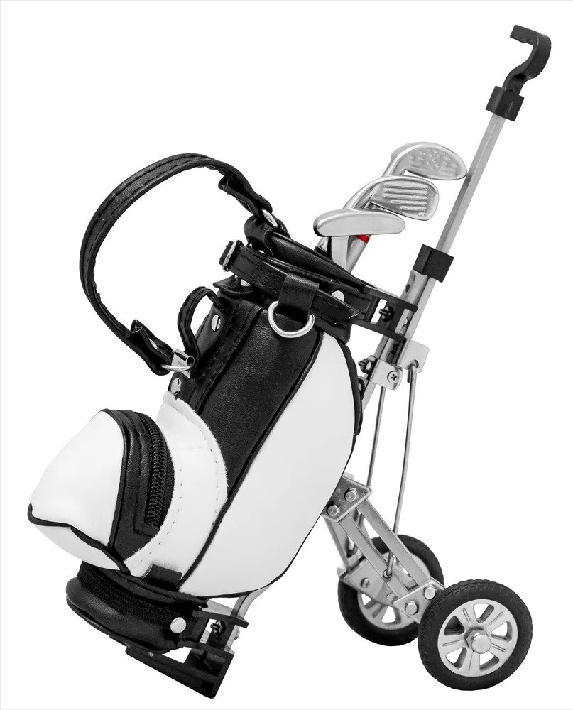 Longridge sac de golf de bureau et set de stylos, noir/blanc