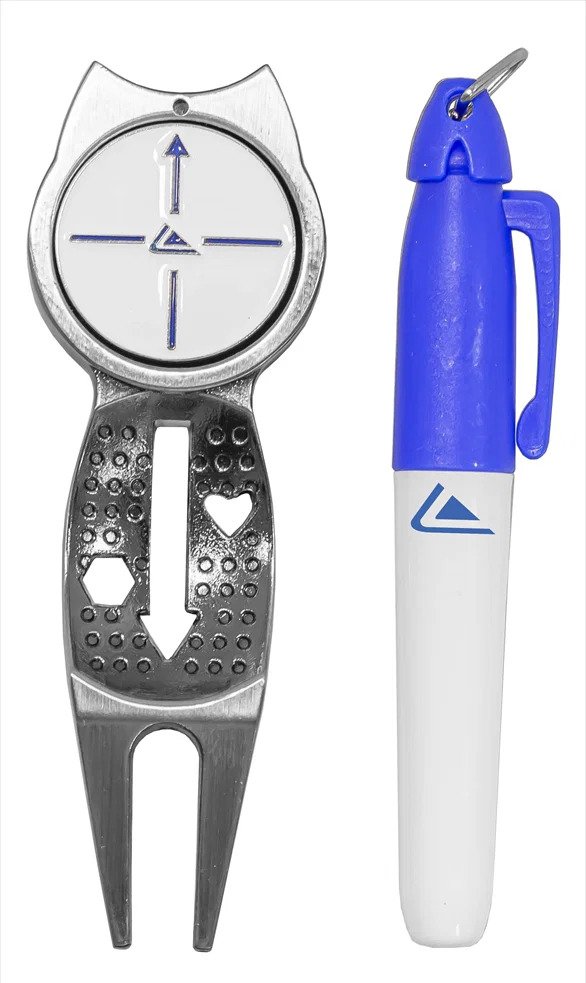 Longridge Pitch Fork Ball Line Up & Pen relève-pitch, métal