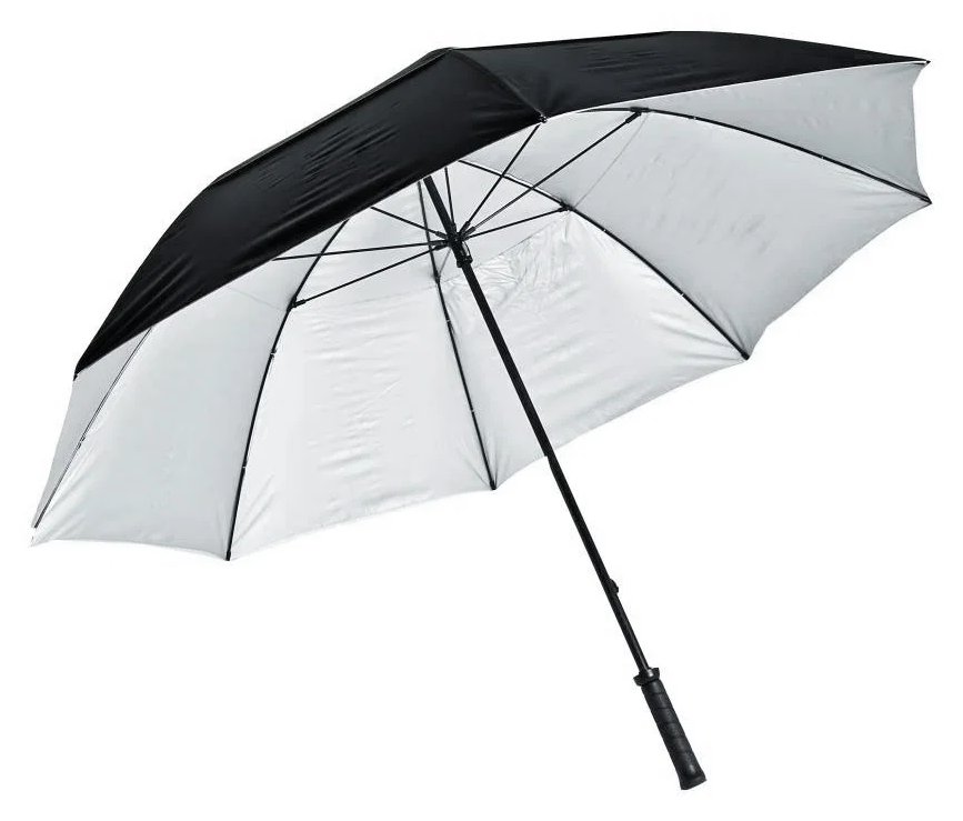 Longridge Silverback UV parapluie 62", argent