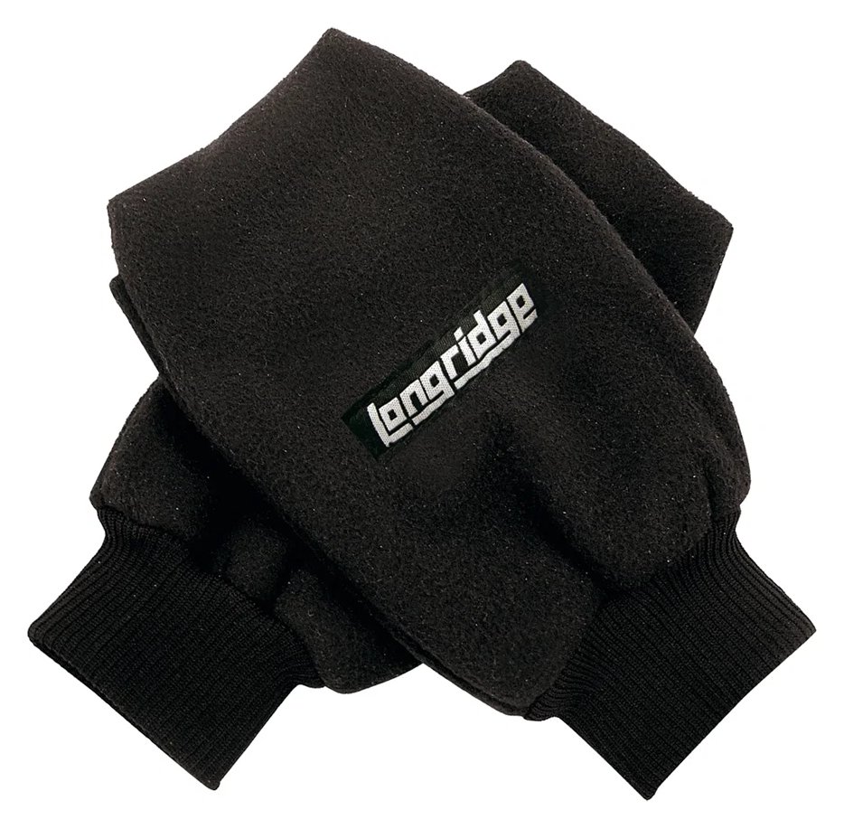 Longridge Winter Fleece moufles, noir