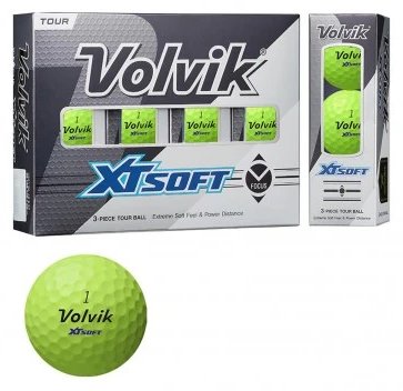 Volvik XT Soft balles de golf (12 balles), vert
