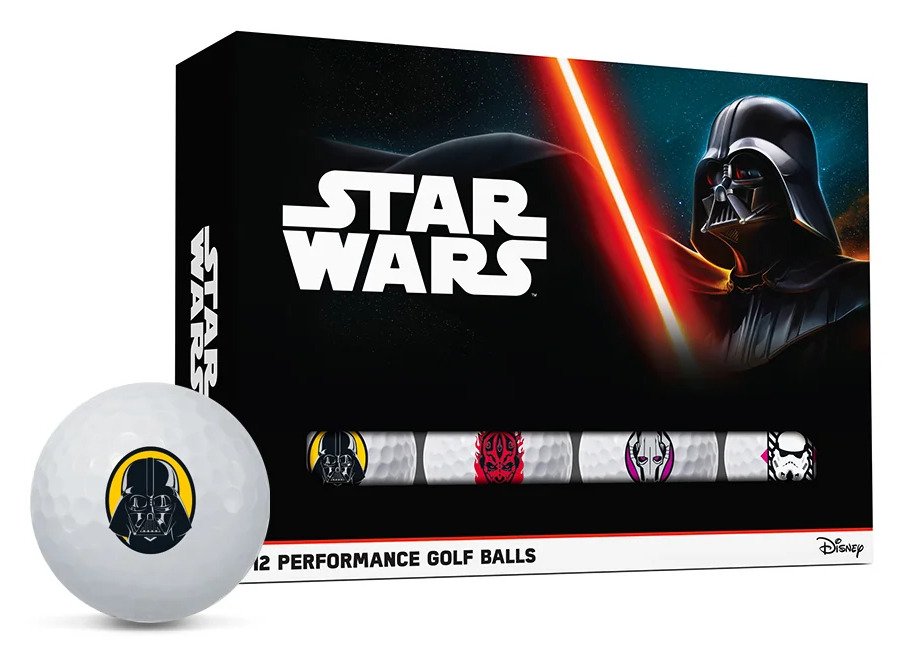 Volvik Power Soft Star Wars Dark Side balles de golf (12 balles)