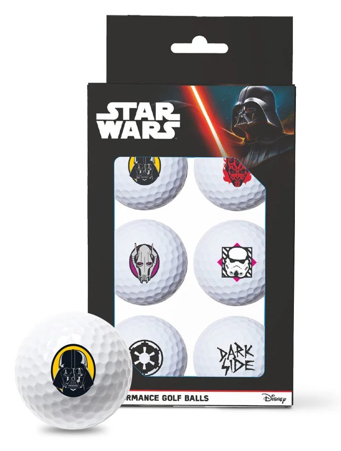 Volvik POWER Soft Star Wars Dark Side balles de golf (6 balles)
