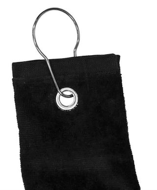 Longridge Three Fold serviette de golf noire
