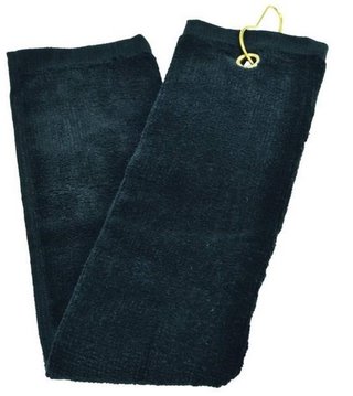 Longridge Three Fold serviette de golf noire