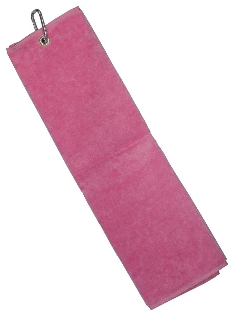 Longridge Blank Luxury Three Fold serviette de golf, rose