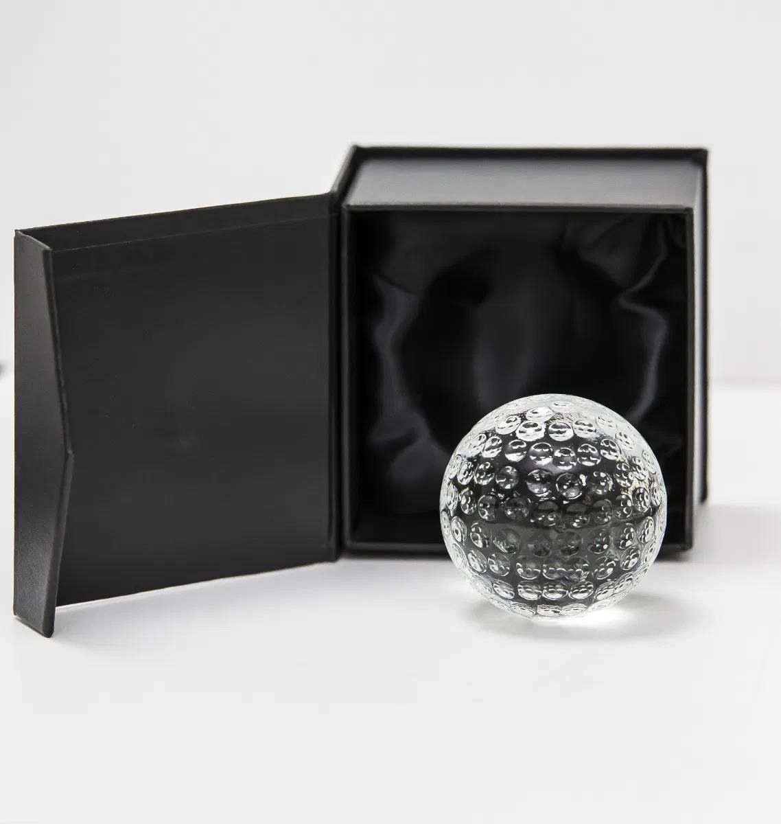 Longridge Crystal Golf Ball Paper Weight Trophy