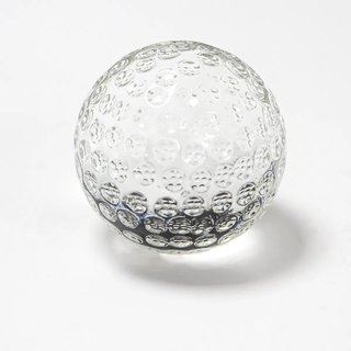 Longridge Crystal Golf Ball Paper Weight Trophy