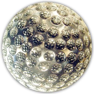 Longridge Crystal Golf Ball Paper Weight Trophy