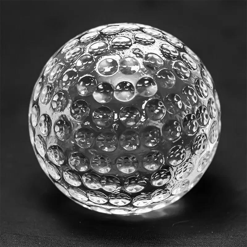 Longridge Crystal Golf Ball Paper Weight Trophy