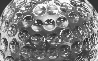 Longridge Crystal Golf Ball Paper Weight Trophy