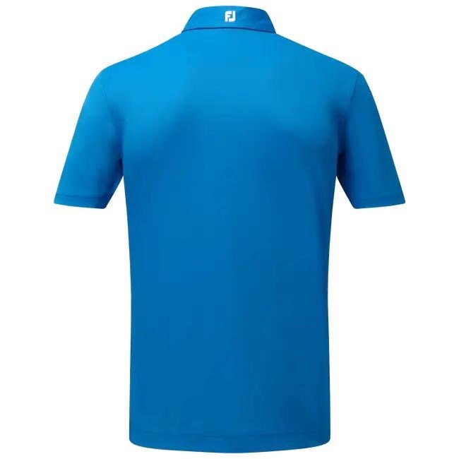 FootJoy Stretch Pique Solid polo homme, bleu cobalt