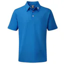 FootJoy Stretch Pique Solid polo homme, bleu cobalt