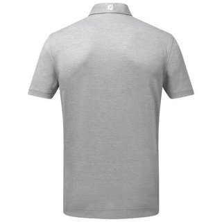 FootJoy Stretch Pique Solid polo homme, heather grey