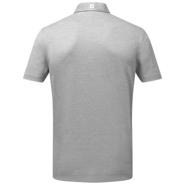 FootJoy Stretch Pique Solid polo homme, heather grey