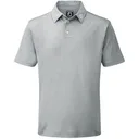 FootJoy Stretch Pique Solid polo homme, heather grey