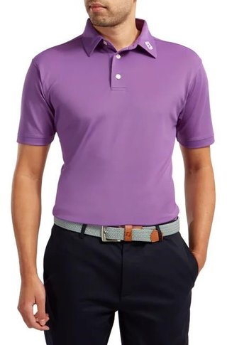 FootJoy Stretch Pique Solid polo homme, violet