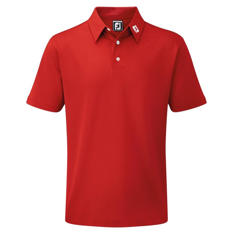 FootJoy Stretch Pique Solid polo homme, rouge