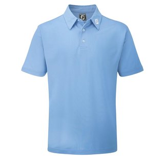 FootJoy Stretch Pique Solid polo homme, bleu clair
