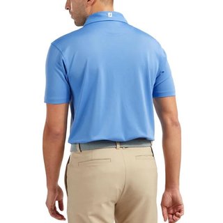 FootJoy Stretch Pique Solid polo homme, bleu clair