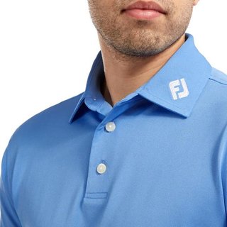 FootJoy Stretch Pique Solid polo homme, bleu clair