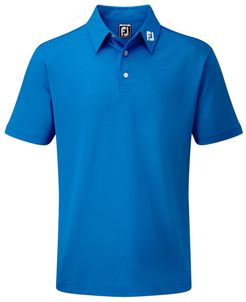 FootJoy Stretch Pique Solid polo junior, cobalt