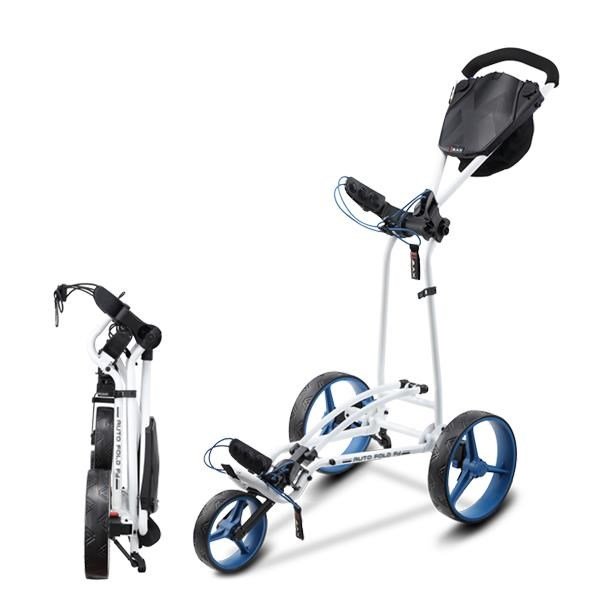 Big Max Autofold FF chariot manuel, blanc/cobalt